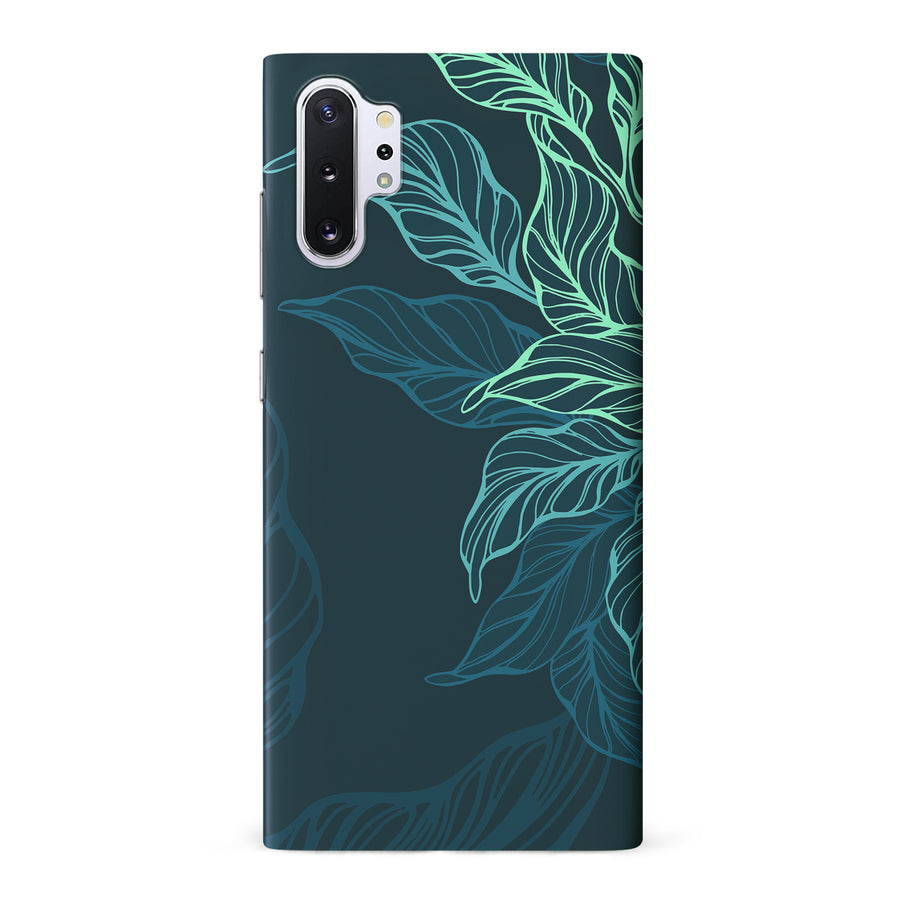 Samsung Galaxy Note 10 Plus Tropical Phone Case in Green