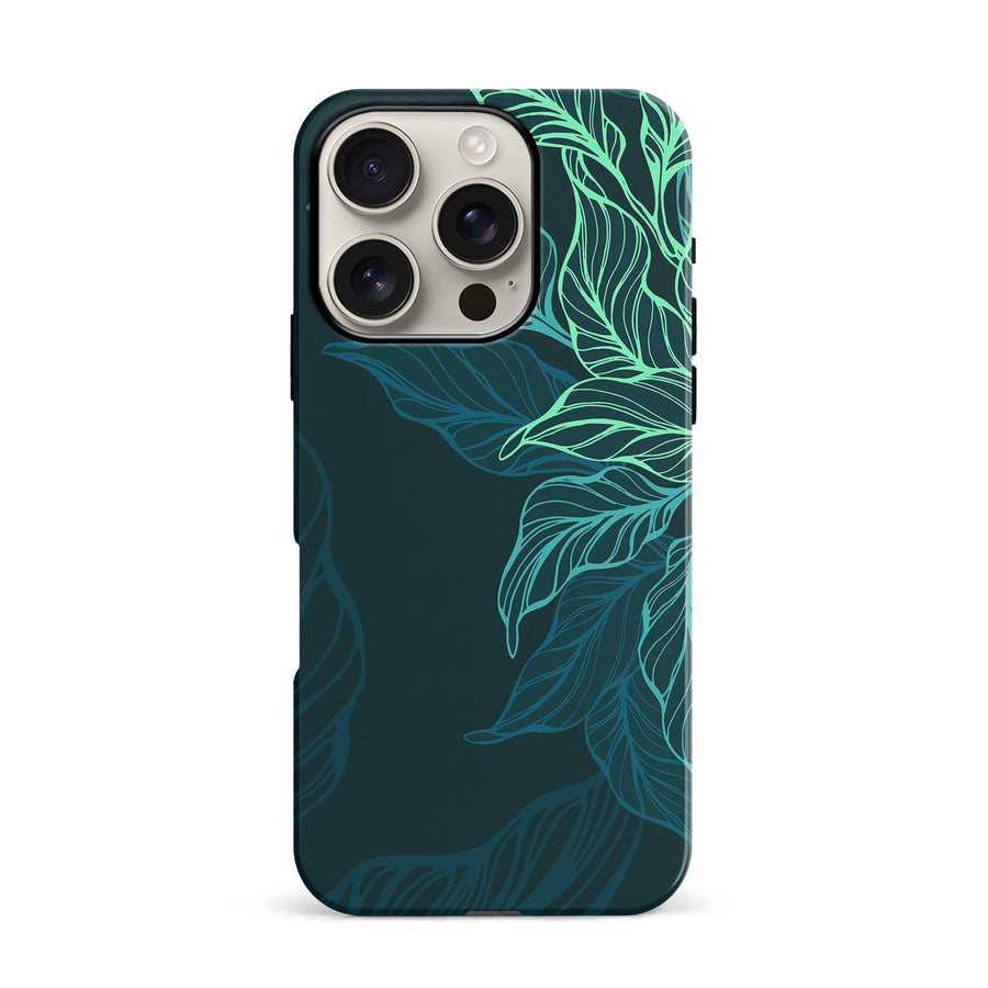 iPhone 16 Pro Tropical Phone Case in Green