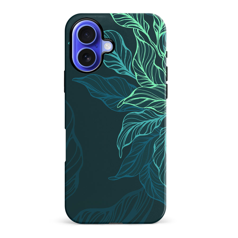 iPhone 16 Plus Tropical Phone Case in Green