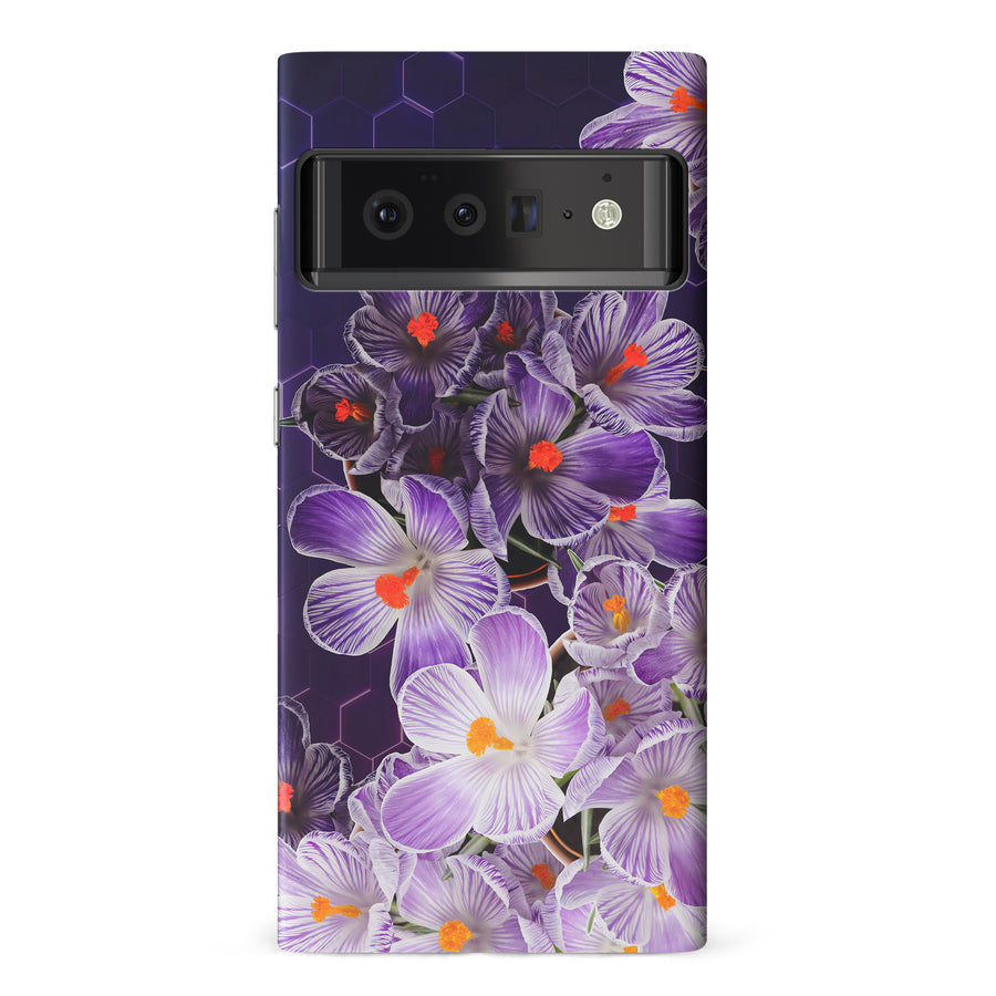 Google Pixel 6 Pro Crocus Phone Case in Purple
