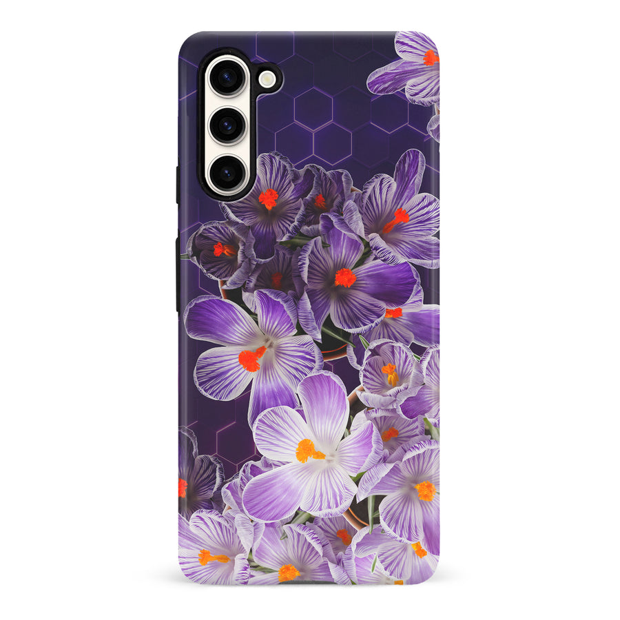 Samsung S23 Crocus Phone Case in Purple