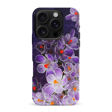 iPhone 16 Pro Max Crocus Phone Case in Purple