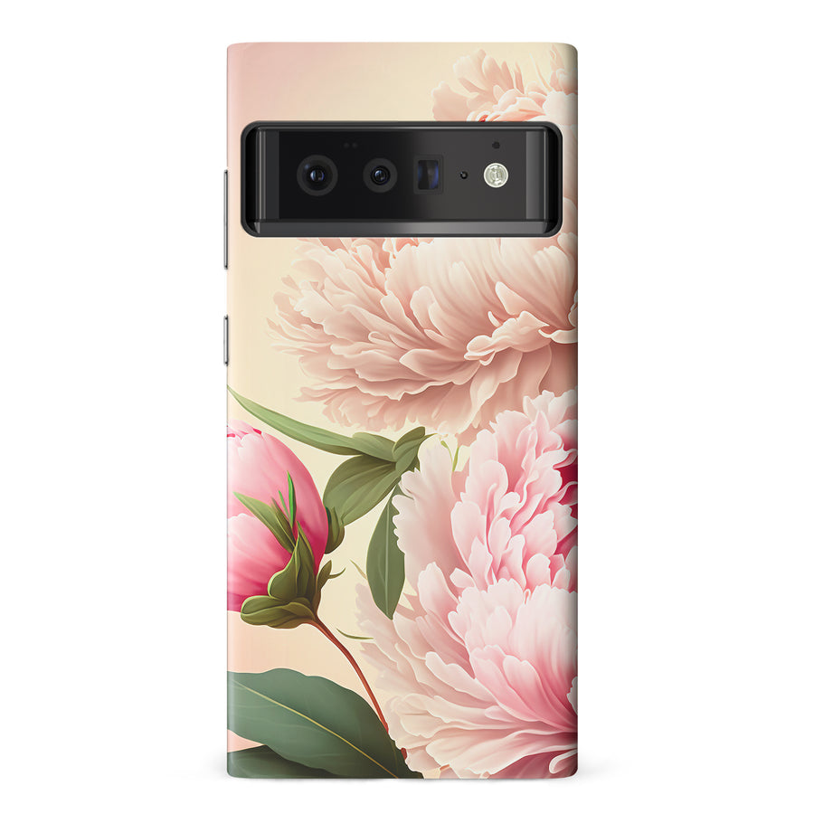 Google Pixel 6 Pro Peonies Phone Case in Pink