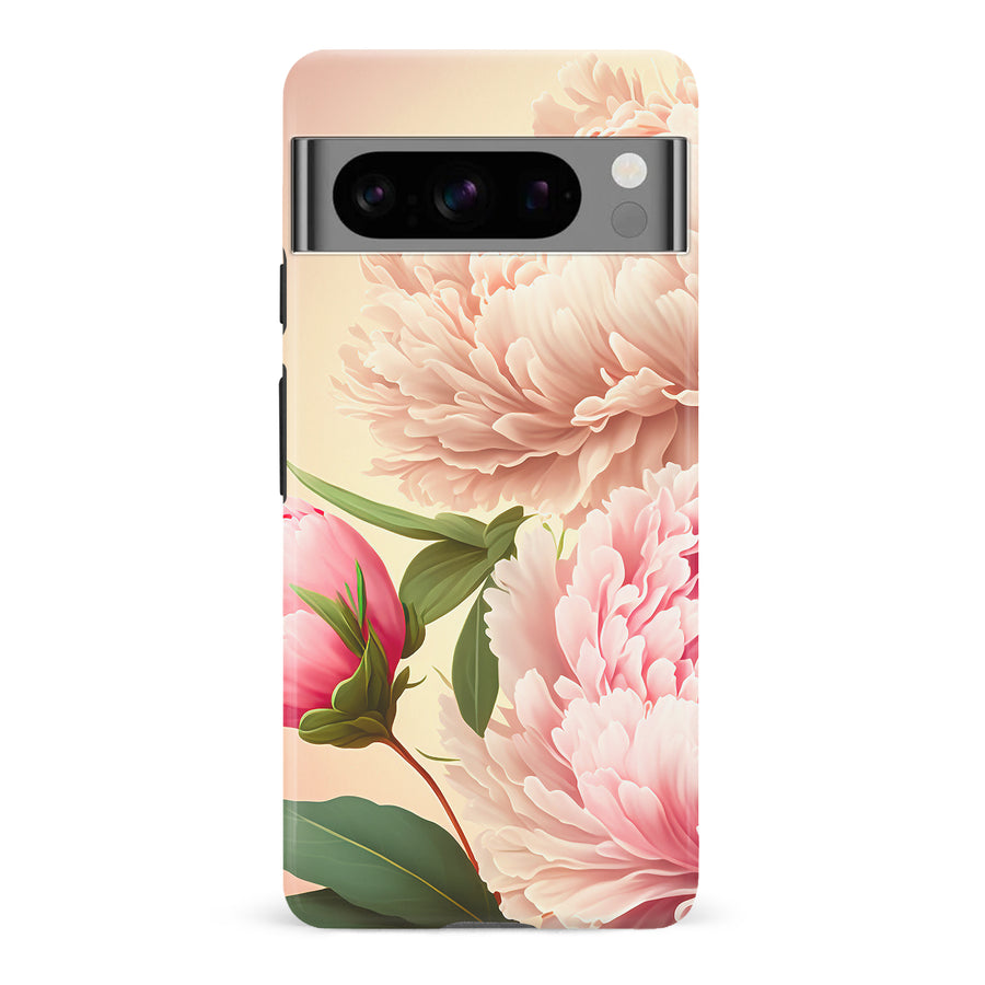 Google Pixel 8 Pro Peonies Phone Case in Pink