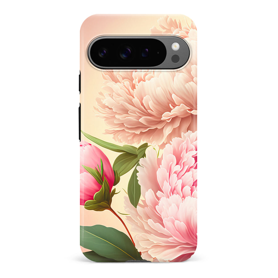 Google Pixel 9 Pro Peonies Phone Case in Pink