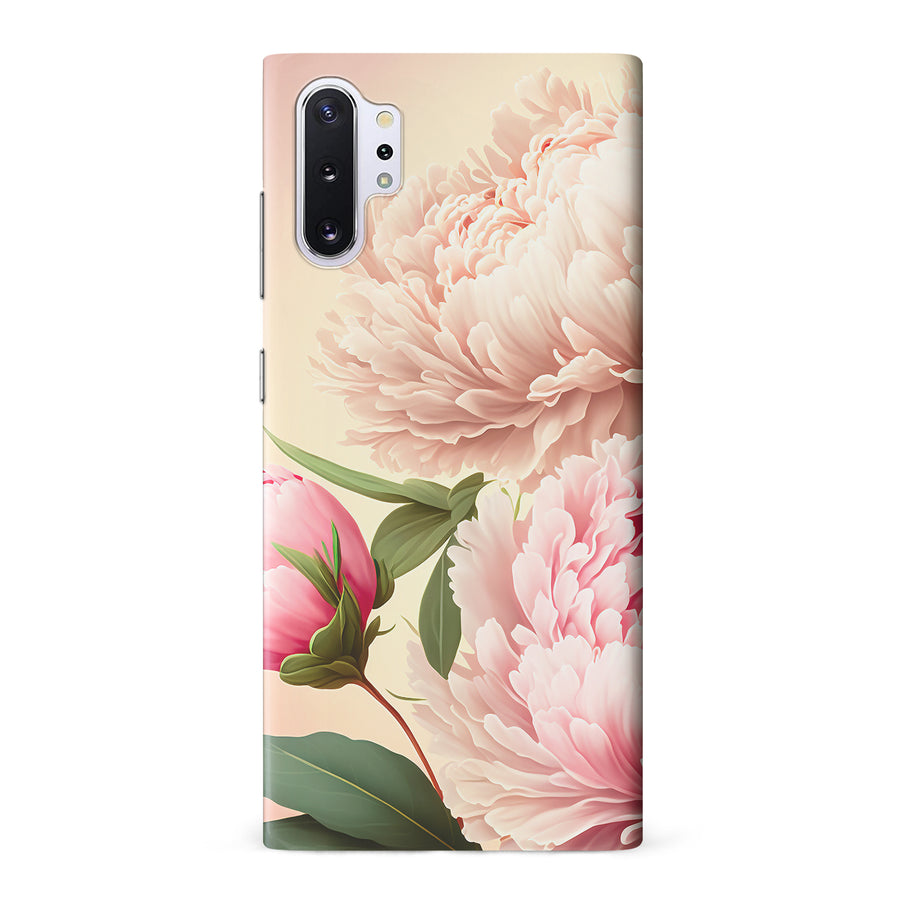 Samsung Galaxy Note 10 Peonies Phone Case in Pink