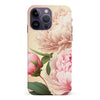 iPhone 15 Pro Peonies Phone Case in Pink