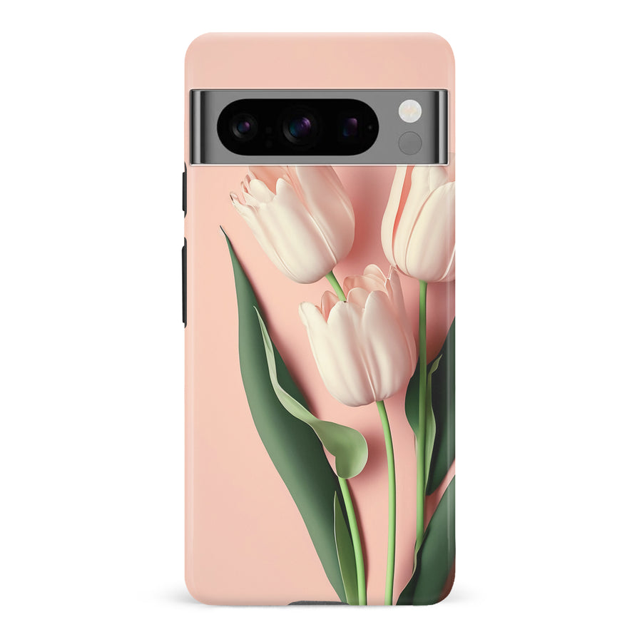 Google Pixel 8 Pro Floral Phone Case in Pink