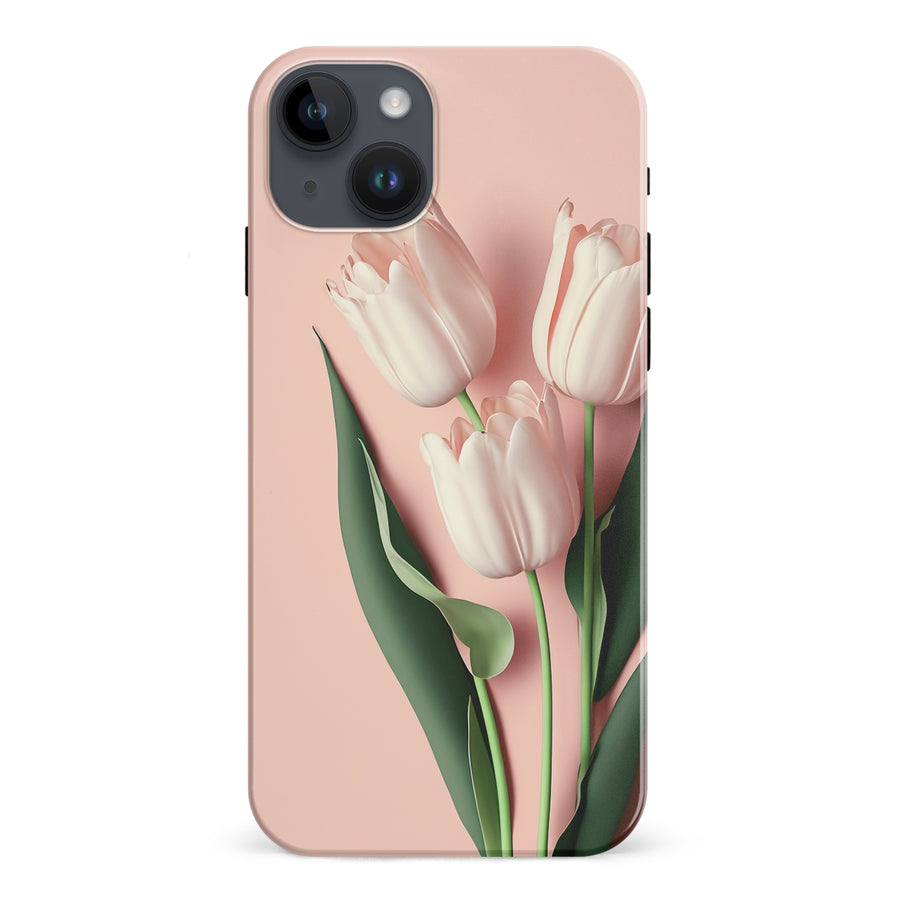 iPhone 15 Plus Floral Phone Case in Pink