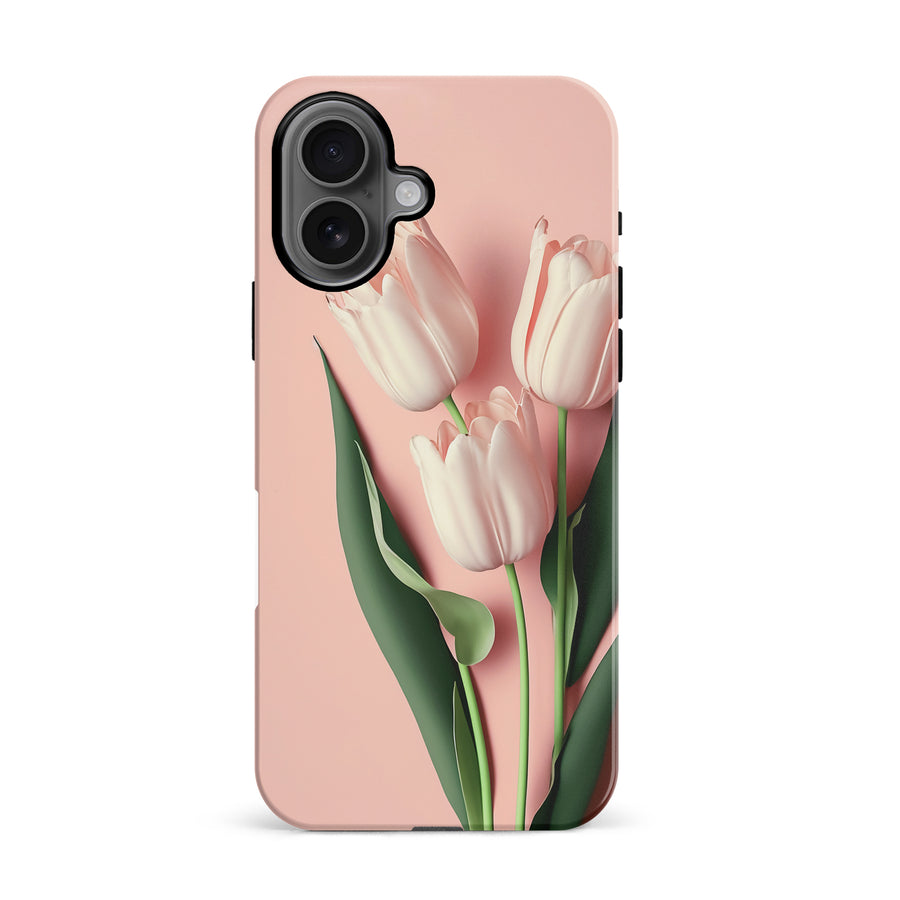 iPhone 16 Floral Phone Case in Pink