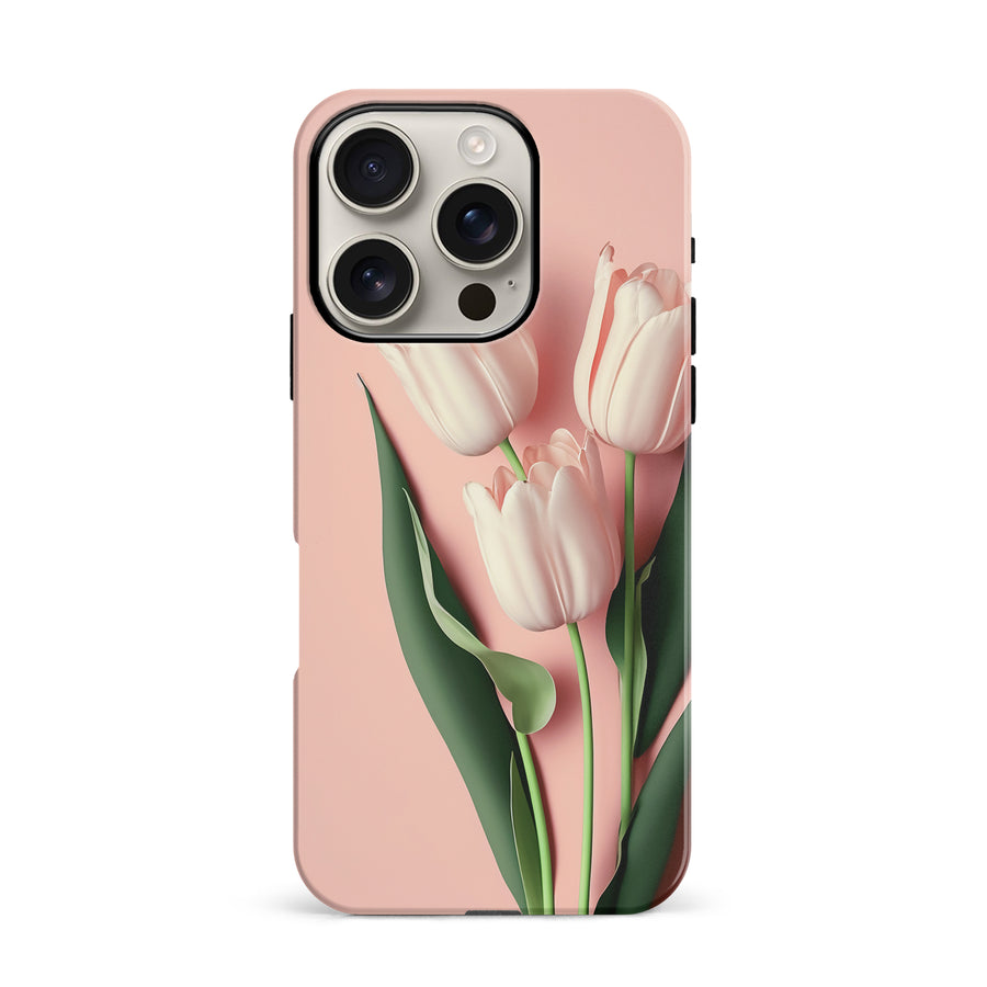 iPhone 16 Pro Floral Phone Case in Pink