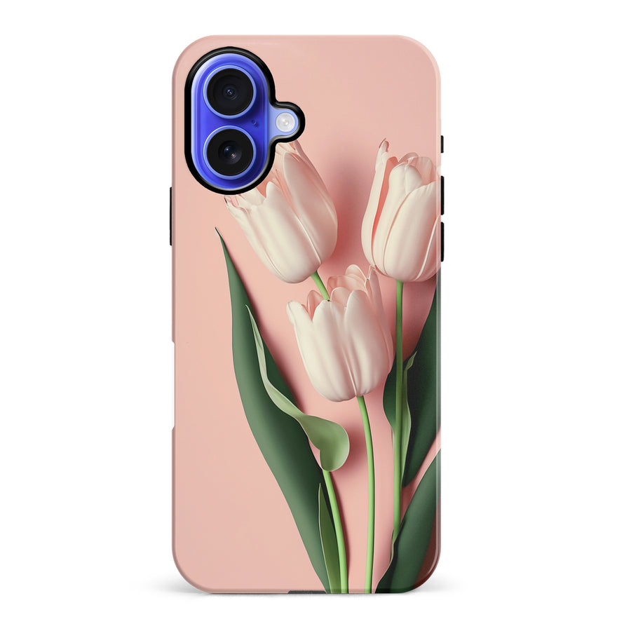 iPhone 16 Plus Floral Phone Case in Pink