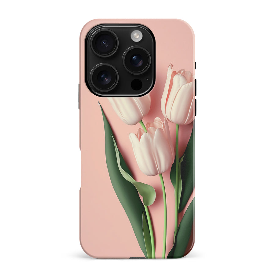 iPhone 16 Pro Max Floral Phone Case in Pink