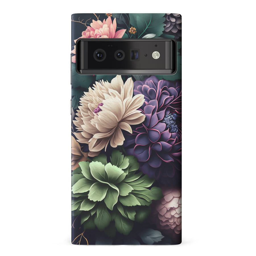 Google Pixel 6 Pro Carnation Phone Case in Black