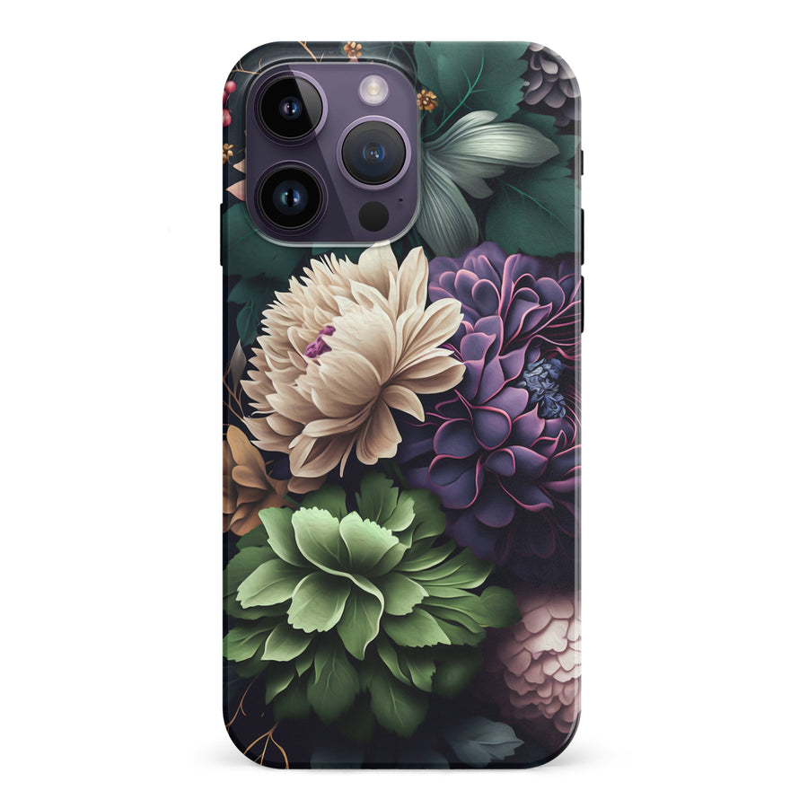 iPhone 15 Pro Carnation Phone Case in Black