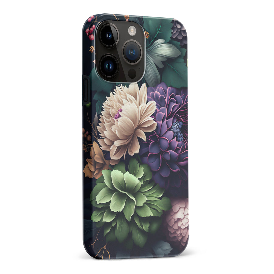 iPhone 15 Pro Max Carnation Phone Case in Black