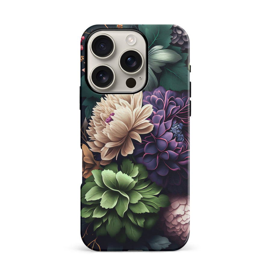 iPhone 16 Pro Carnation Phone Case in Black