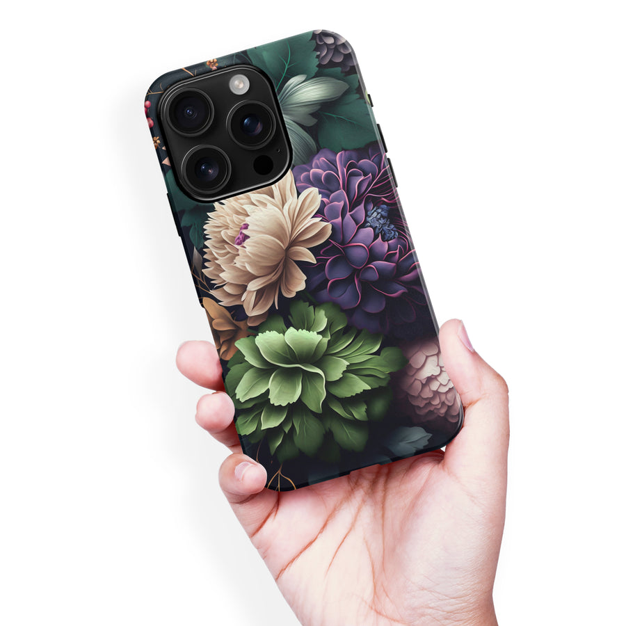 iPhone 16 Pro Max Carnation Phone Case in Black