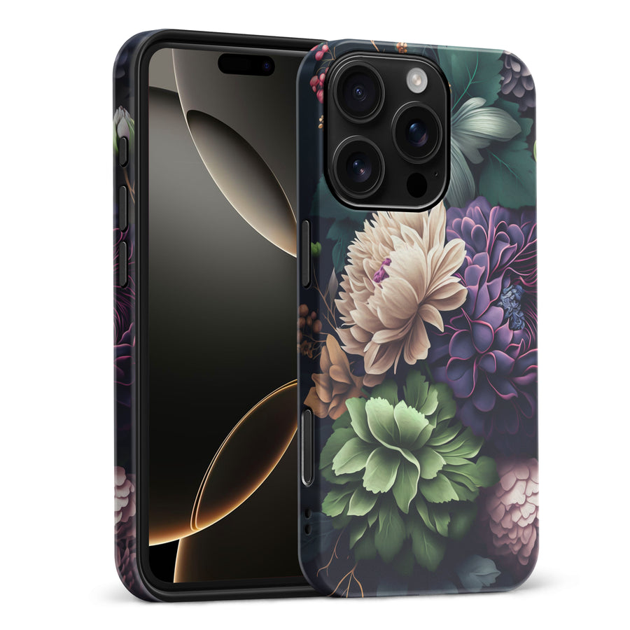 iPhone 16 Pro Max Carnation Phone Case in Black