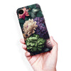 Carnation Black Floral Phone Case