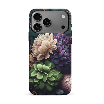 iPhone 17 Pro Max Carnation Black Floral Phone Case