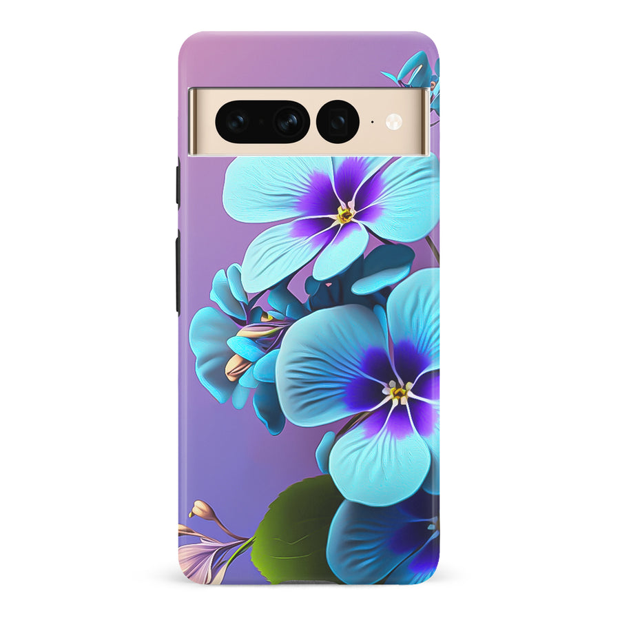 Google Pixel 7 Pro Pansy Floral Phone Case