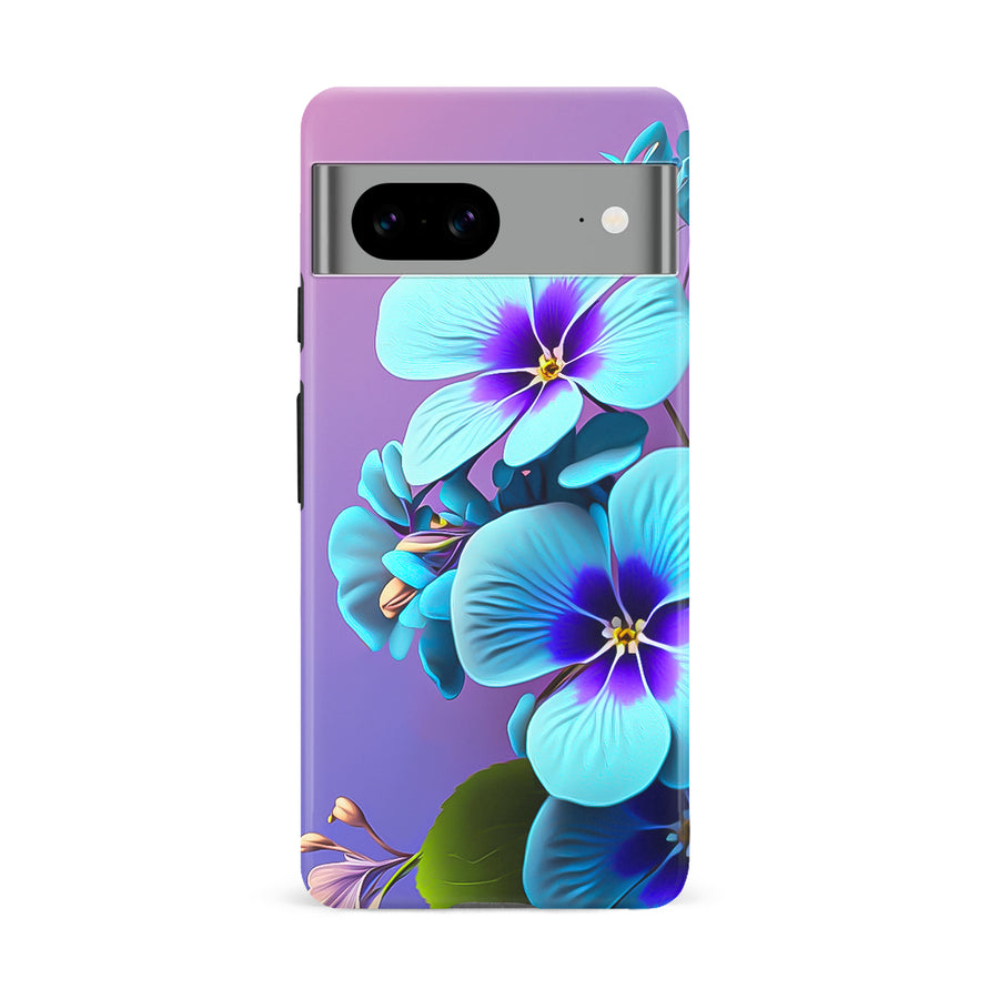 Google Pixel 8A Pansy Floral Phone Case