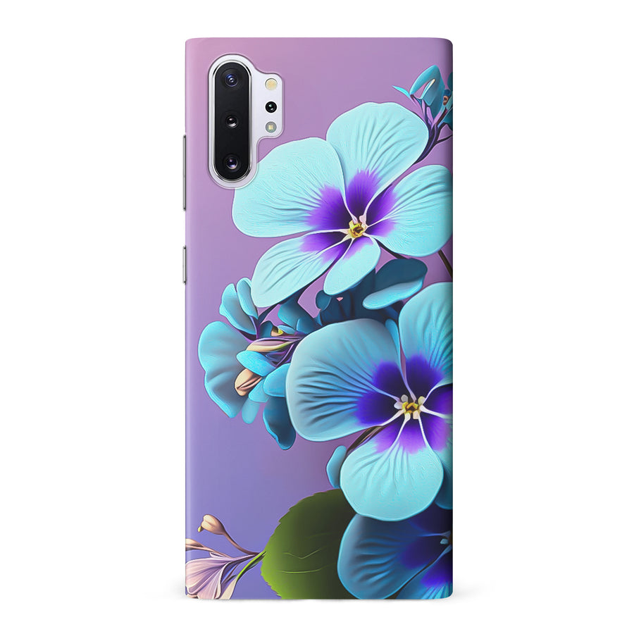 Samsung Galaxy Note 10 Plus Pansy Floral Phone Case
