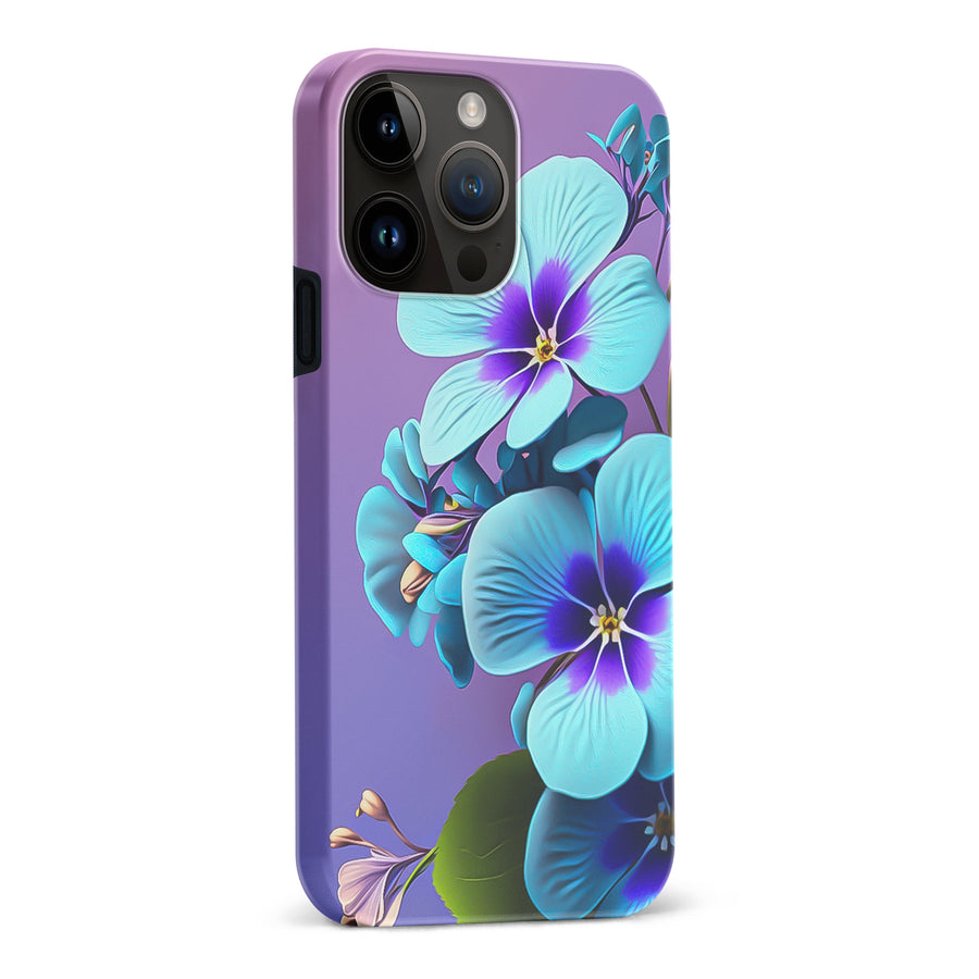 iPhone 15 Pro Max Pansy Floral Phone Case