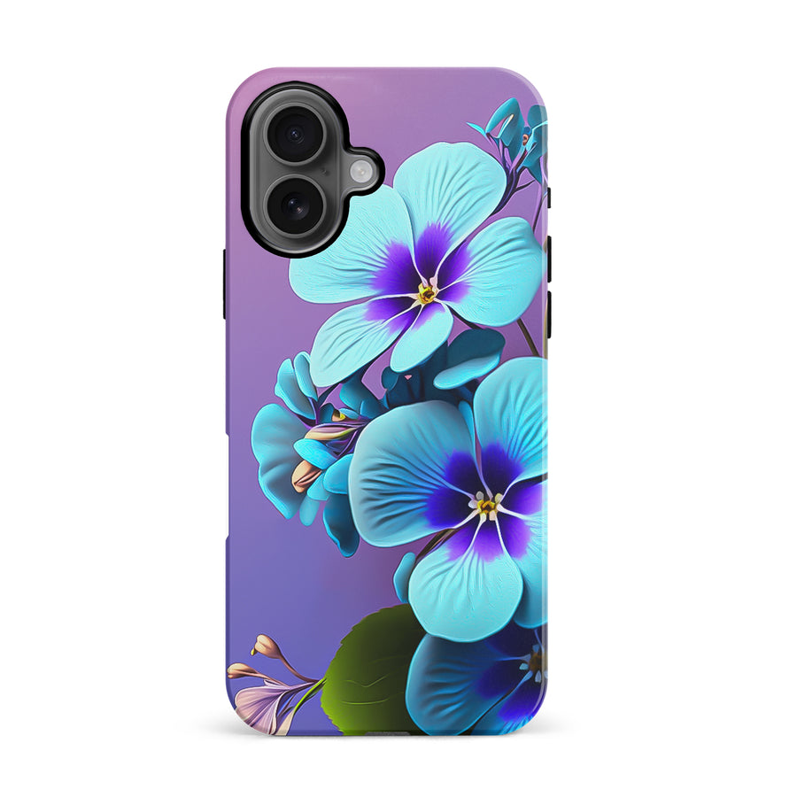 iPhone 16 Pansy Floral Phone Case