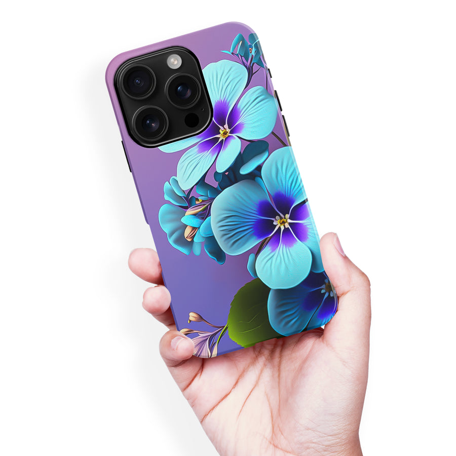 iPhone 16 Pro Max Pansy Floral Phone Case