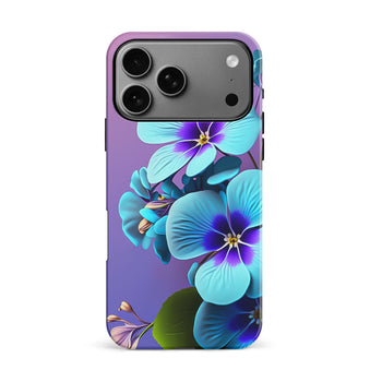 iPhone 17 Pro Max Pansy Floral Phone Case