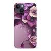 iPhone 15 Plus Hibiscus Phone Case in Purple