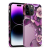 iPhone 15 Pro Max Hibiscus Phone Case in Purple