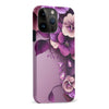 iPhone 15 Pro Max Hibiscus Phone Case in Purple