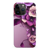 iPhone 15 Pro Max Hibiscus Phone Case in Purple
