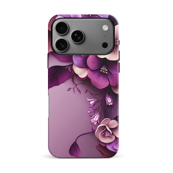 iPhone 17 Pro Max Purple Haze Hibiscus Floral Phone Case
