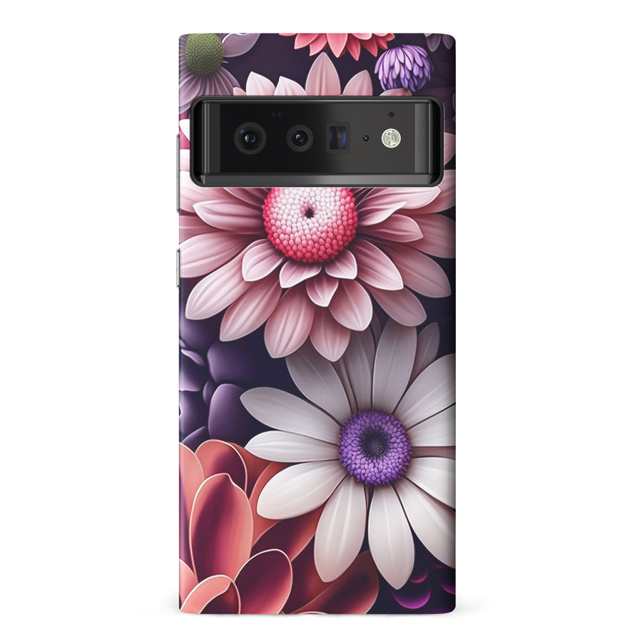 Google Pixel 6 Daisy Phone Case in Purple