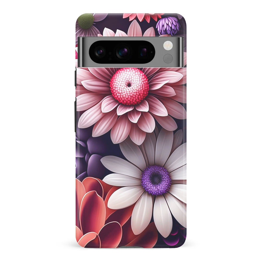 Google Pixel 8 Pro Daisy Phone Case in Purple
