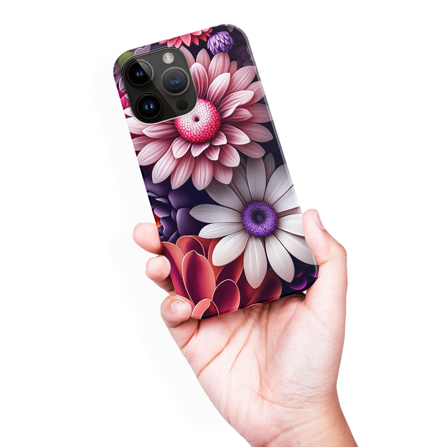 iPhone 15 Pro Max Daisy Phone Case in Purple