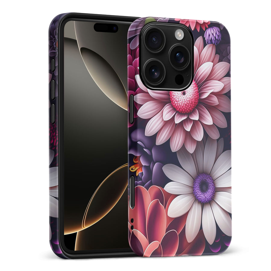 iPhone 16 Pro Max Daisy Phone Case in Purple