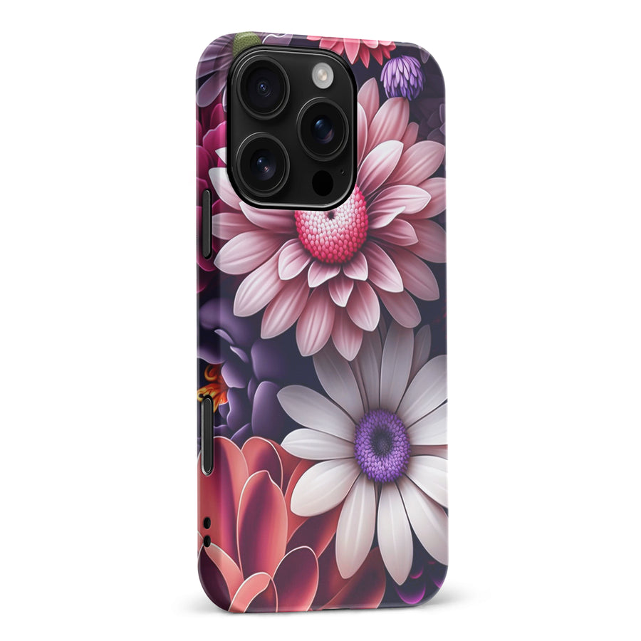 iPhone 16 Pro Max Daisy Phone Case in Purple