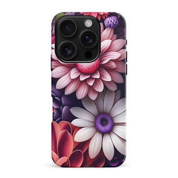 iPhone 16 Pro Max Daisy Phone Case in Purple