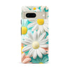 Google Pixel 7 Floral Phone Case in White