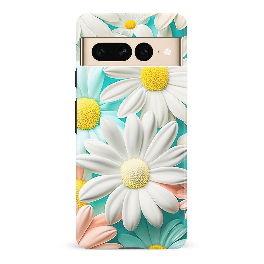 Google Pixel 7 Pro Floral Phone Case in White