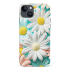 iPhone 15 Plus Floral Phone Case in White