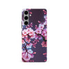 Samsung Galaxy S24 Cherry Blossom Phone Case in Purple
