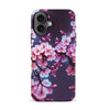 iPhone 16 Cherry Blossom Phone Case in Purple