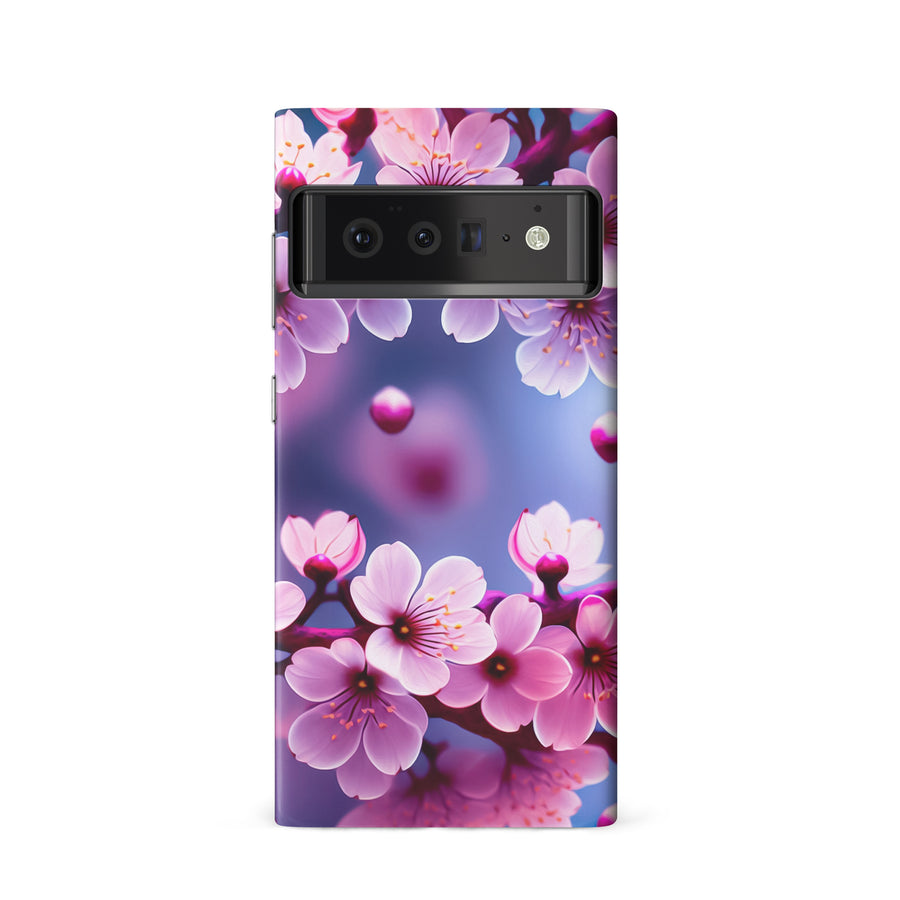 Google Pixel 6 Sakura Phone Case in Purple