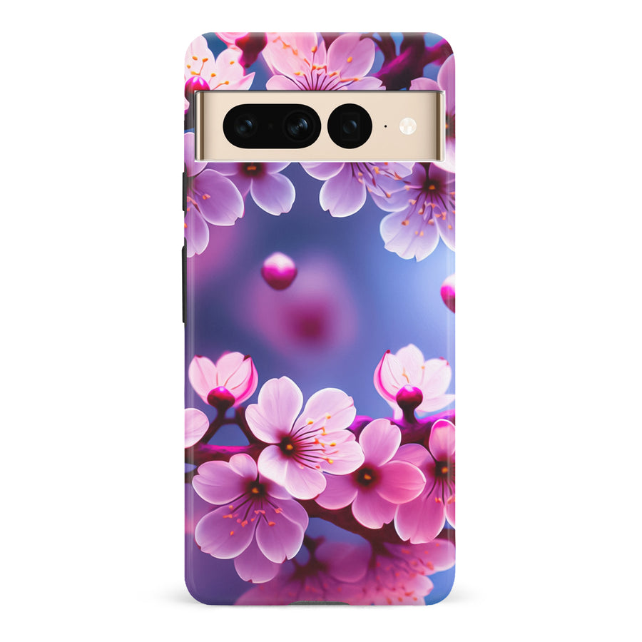 Google Pixel 7 Pro Sakura Phone Case in Purple